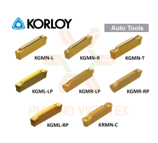 Mảnh Dao Tiện Rãnh KGT Cho Cán Dao Auto Tools Korloy