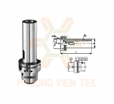 Bầu Kẹp Dao Chuôi HSK-A63, HSK-A100 Chuôi Côn MTA Vertex