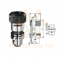 Bầu Kẹp Dao Chuôi HSK-A63, HSK-A100 Collet OZ Vertex