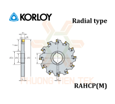 Dao Phay Đĩa RAHCP(M) Korloy