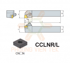 CÁN DAO TIỆN NGOÀI BẰNG CERAMIC CCLNR/L