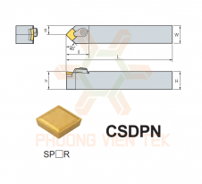 CÁN DAO TIỆN NGOÀI CLAMP ON SYSTEM CSDPN