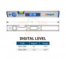 Thước Thủy Đo Góc Điện Tử Có Nam Châm Dasqua 8301