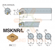 CÁN DAO TIỆN TRONG MULTI LOCK SYSTEM MSKNR/L